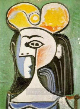 Abstract and Decorative Painting - Buste de femme 1955 Cubism